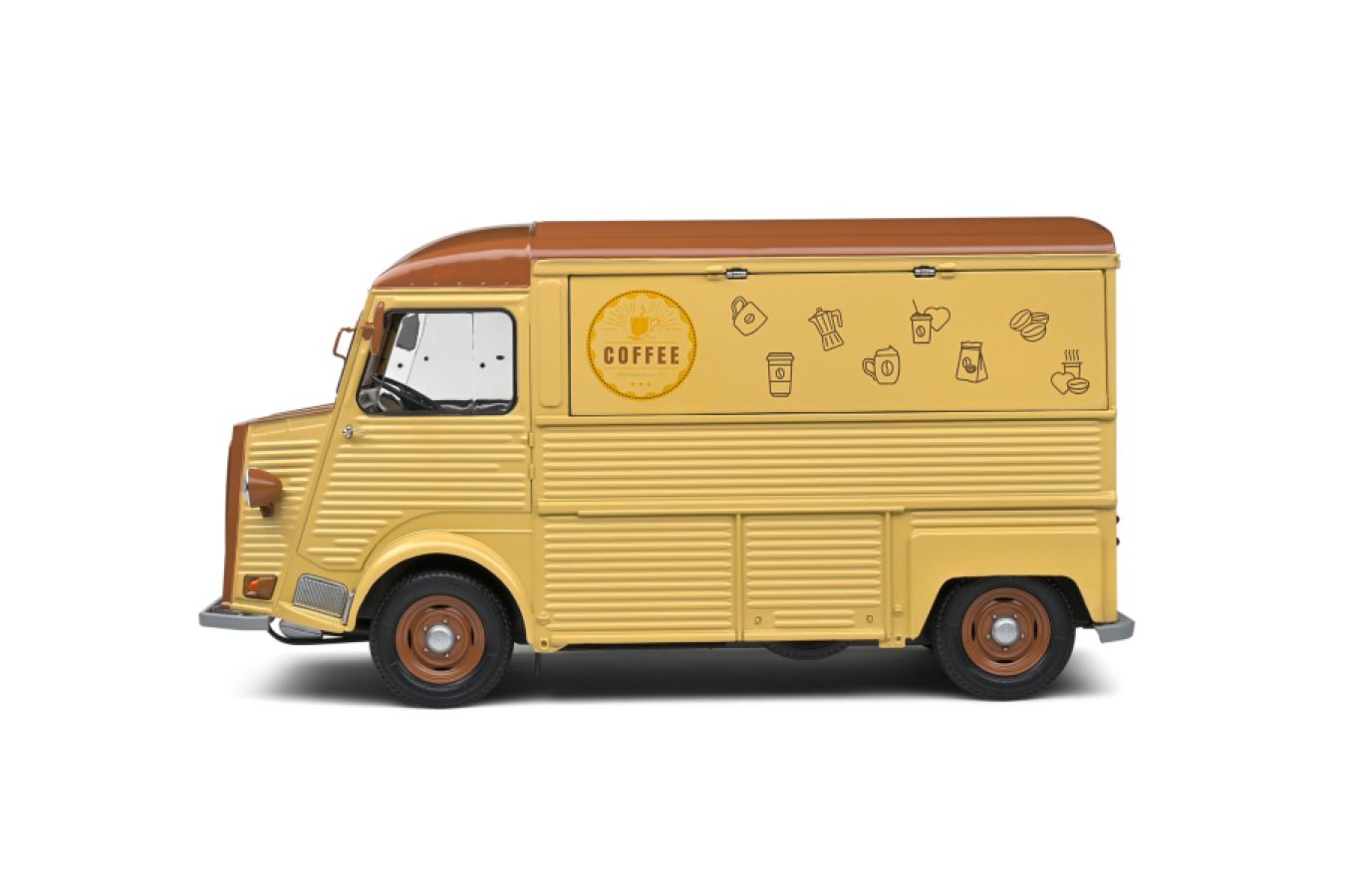 Solido Cars - 1:18 Citroën Type HY Cafe Ambulant 1969