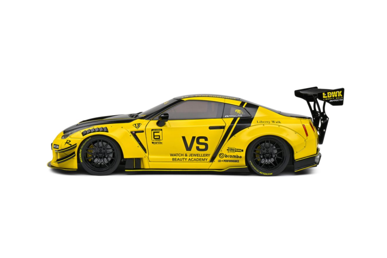 Solido Cars - 1:18 Nissan GT-R (R35) W/ Liberty Walk Body Kit 2.0 2020