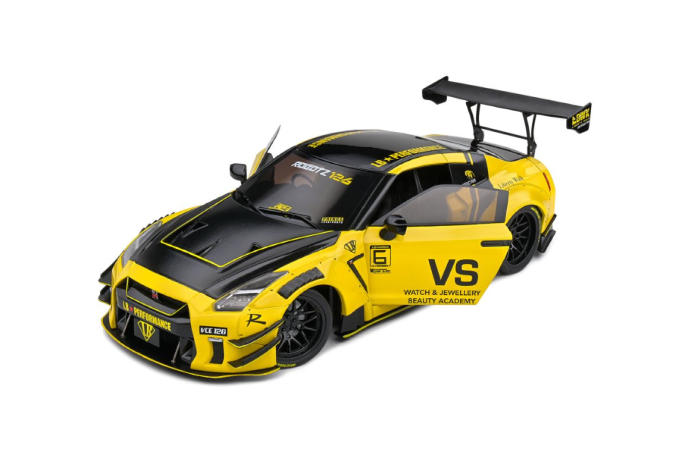 Solido Cars - 1:18 Nissan GT-R (R35) W/ Liberty Walk Body Kit 2.0 2020