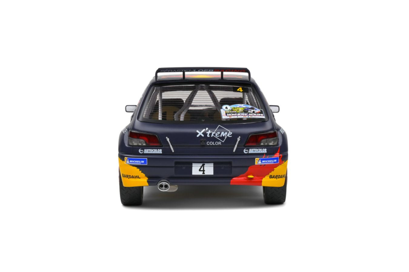 Solido Cars - 1:18 Peugeot 306 Maxi Black #4 S.Loeb / D.Elena Rallye Du Mont Blanc 2021