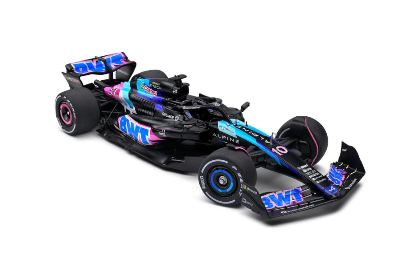 Solido Cars - 1:18 Alpine A524 Presentation E.Ocon 2024