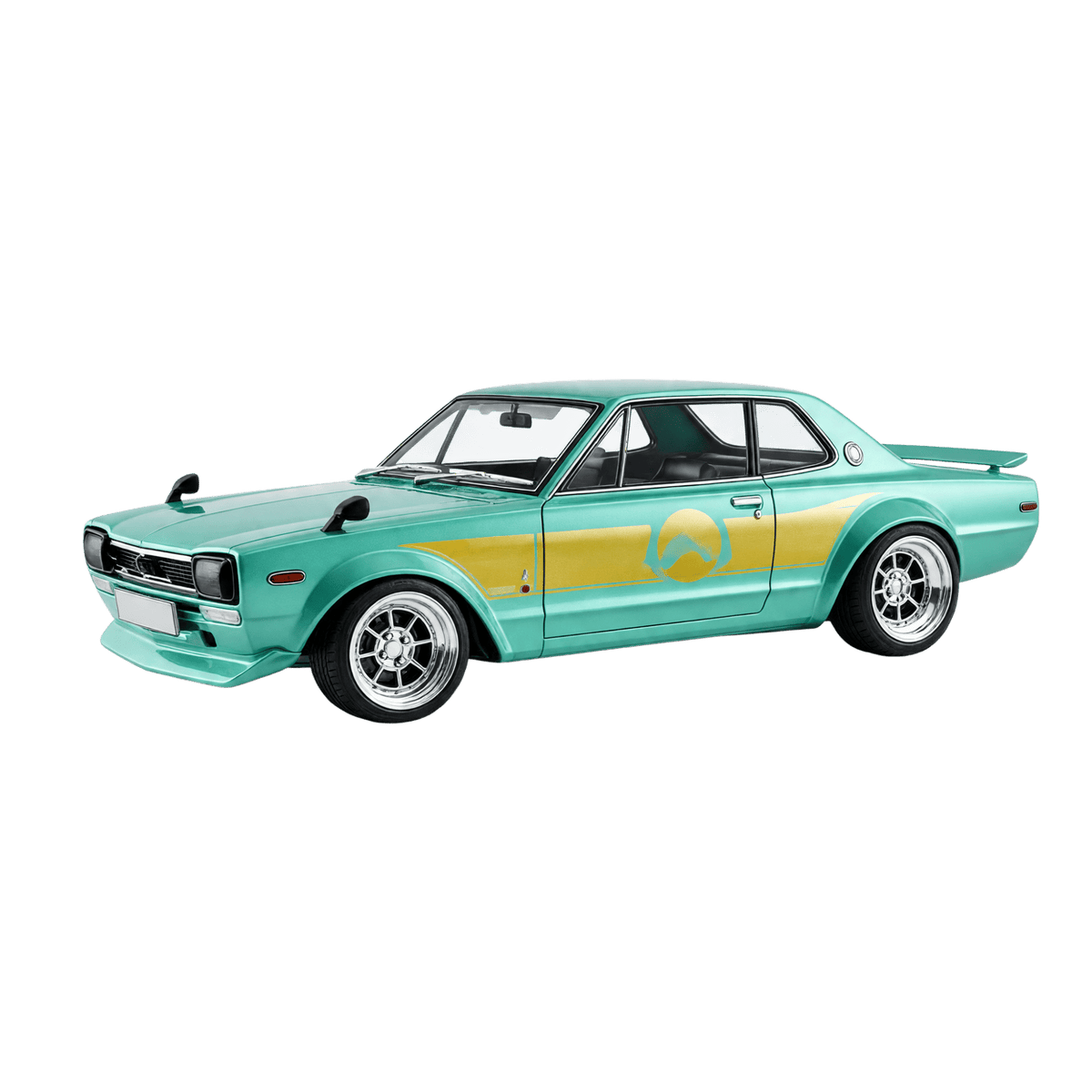 Solido - 1:18 1970 Nissan Skyline 2000 GT-R (KPGC10) Hakosuka Solido Works Diecast Vehicle