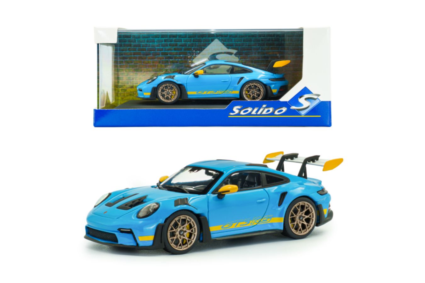 Solido Cars - 2023 Porsche 911 (992) GT3 Tribute 24H Daytona 2003 1:43 Scale Diecast Vehicle