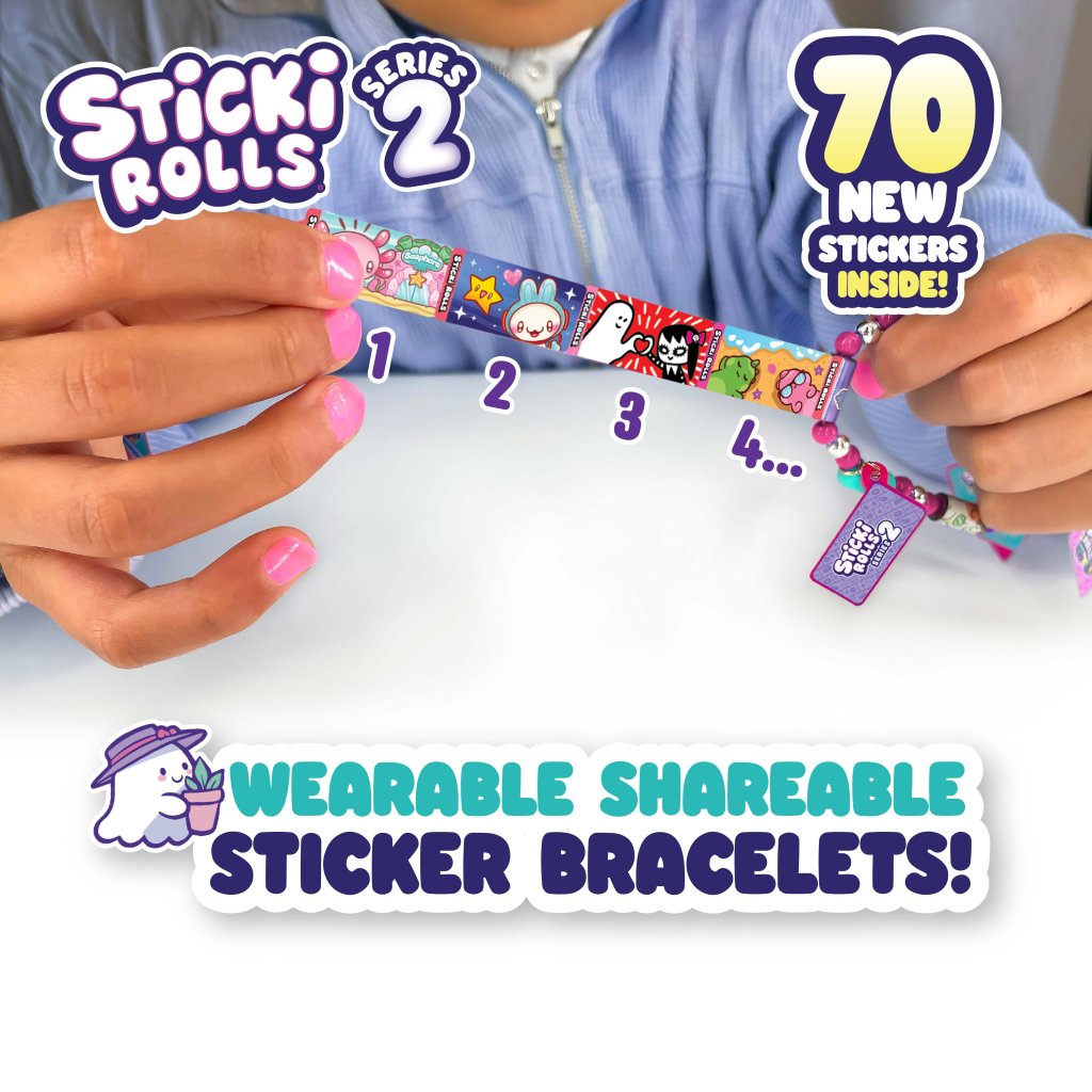 Sticki Rolls Sticki Bands Sticker Bracelets Series 2