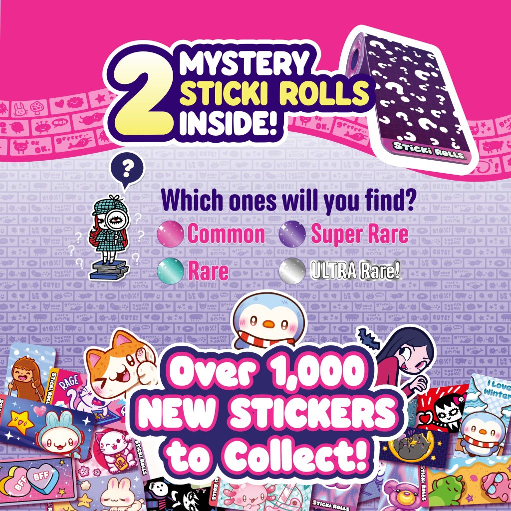 Sticki Rolls Sticki Bands Sticker Bracelets Series 2