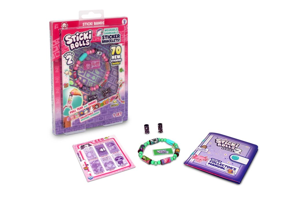 Sticki Rolls Sticki Bands Sticker Bracelets Series 2