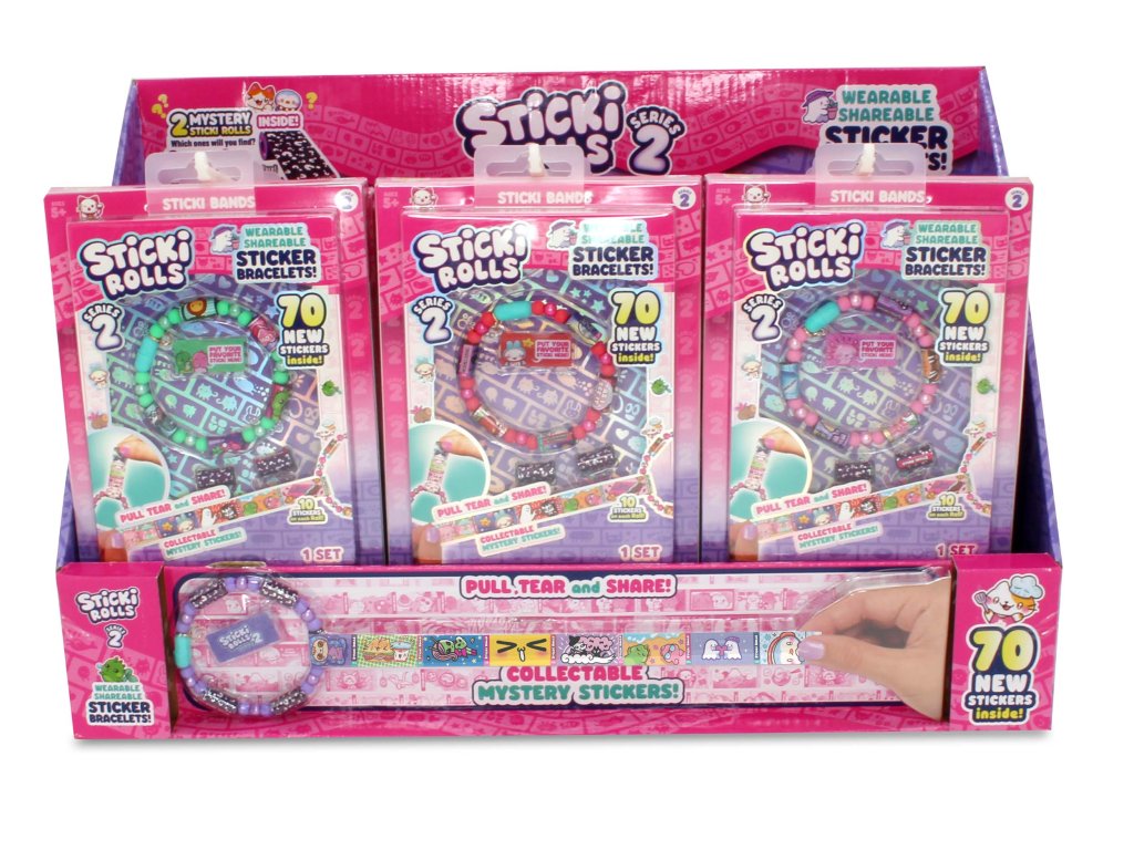 Sticki Rolls Sticki Bands Sticker Bracelets Series 2