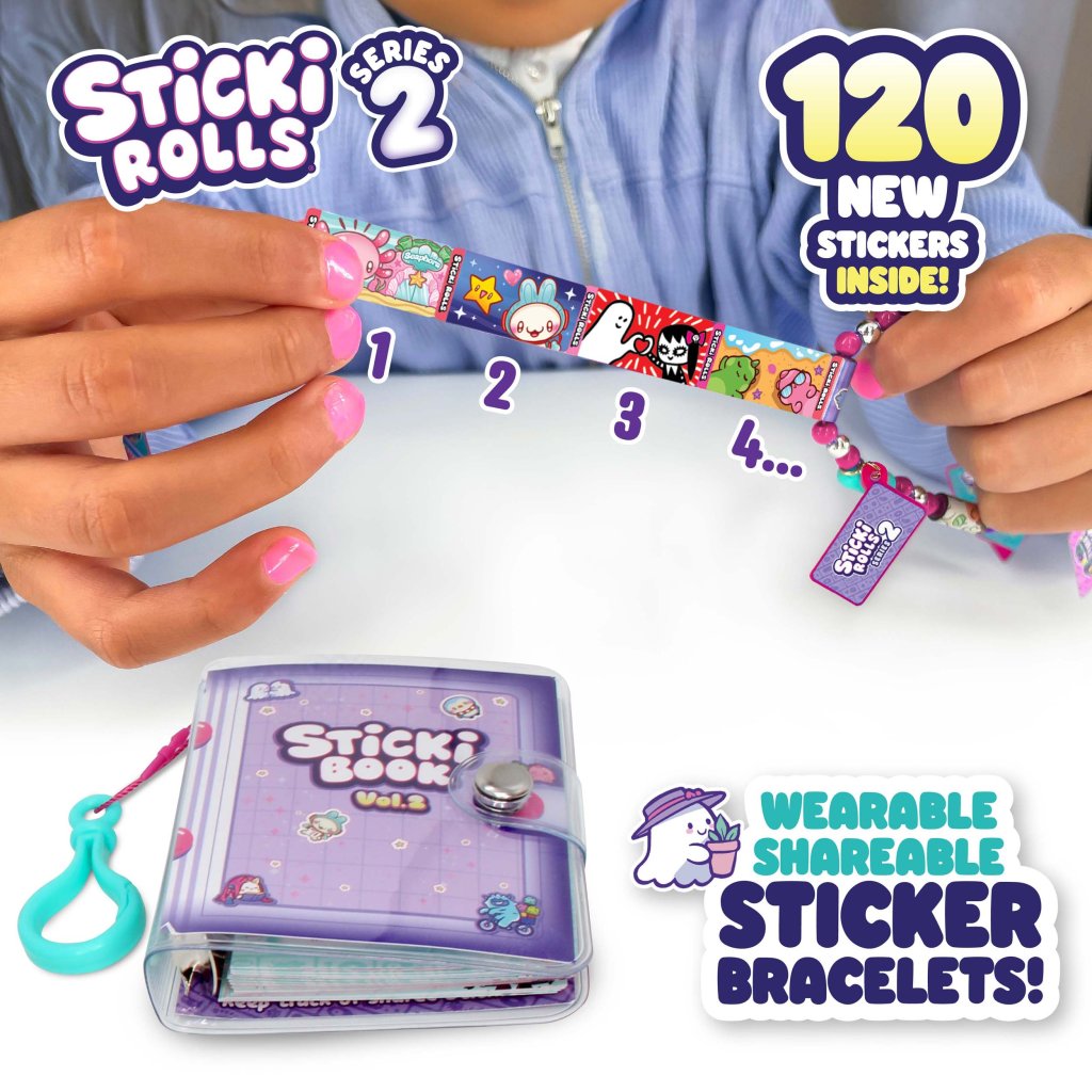 Sticki Rolls Sticki Book Pack Series 2