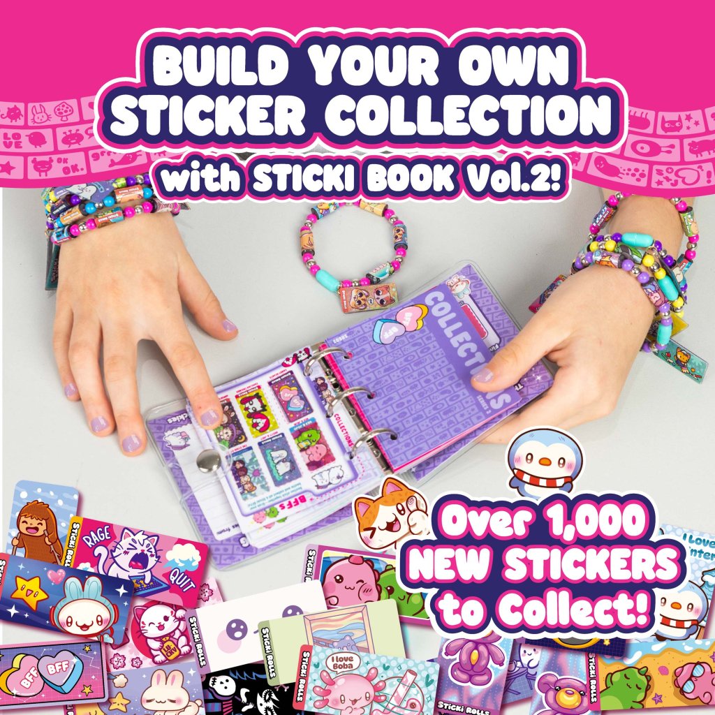 Sticki Rolls Sticki Book Pack Series 2
