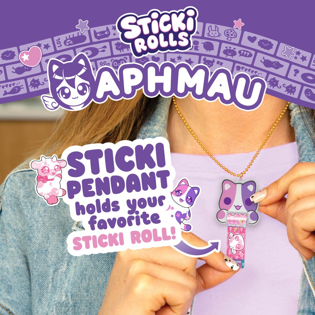 Sticki Rolls x Aphmau Pendant & Bracelet Set