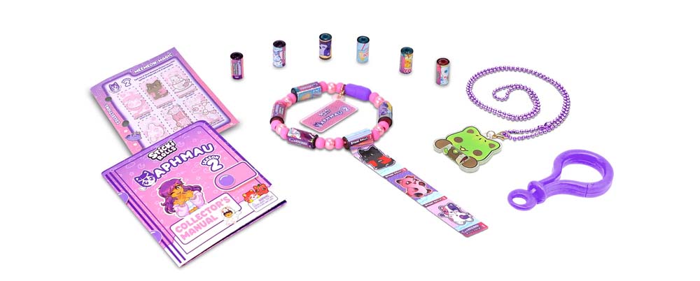 Sticki Rolls Aphmau Pendant Set Series 2