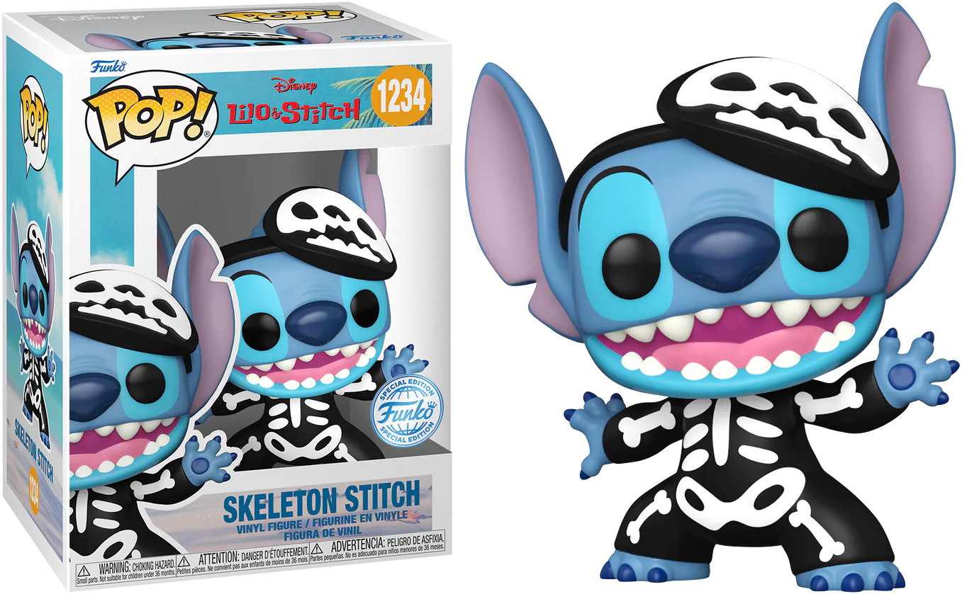 Lilo and Stitch - Skeleton Stitch US Exclusive Pop! Vinyl #1234