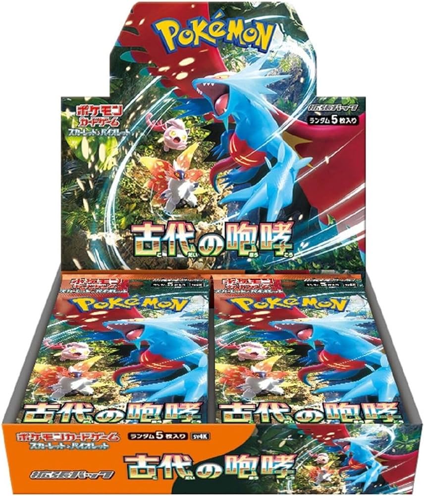 how many packs in a japanese pokemon booster box Ancient Roar
