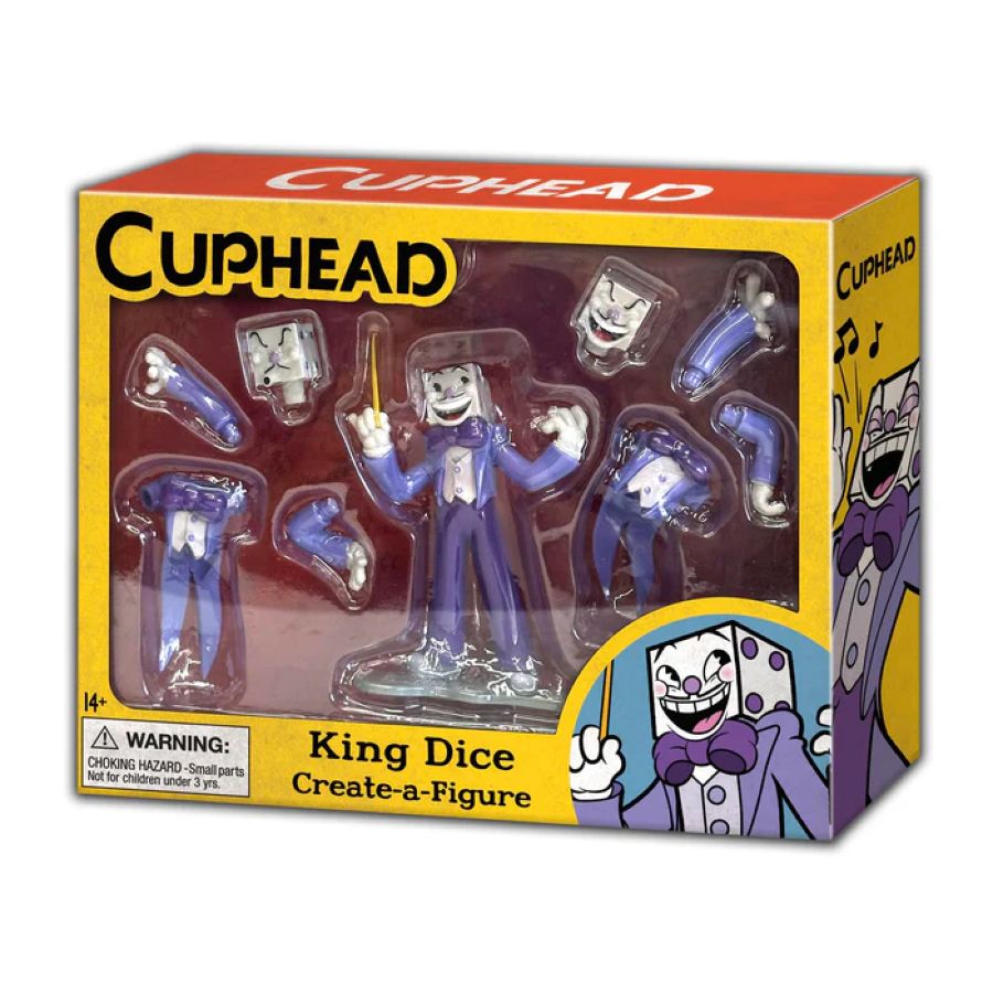 Cuphead - King Dice Create-A-Figure 4" Mini Figure