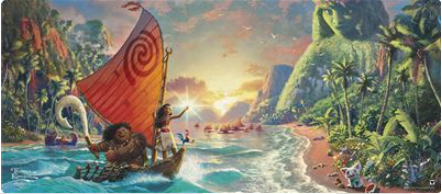 Thomas Kinkade - Moana - XXL Gaming Mat