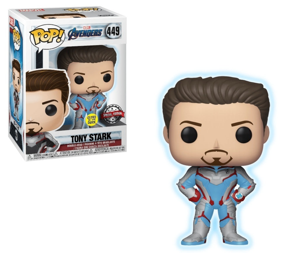 Avengers Tony Stark (Glow in the Dark) Pop! Vinyl #449