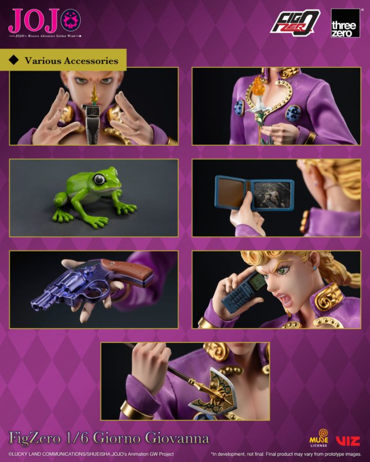 Jojo's Bizarre Adventure - Giorno Giovanna 1:6 Scale Action Figure