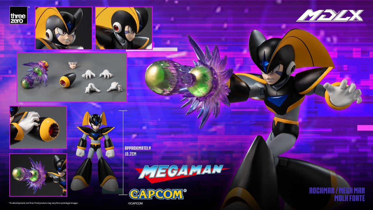 Mega Man - Rockman MDLX Forte 4" Figure