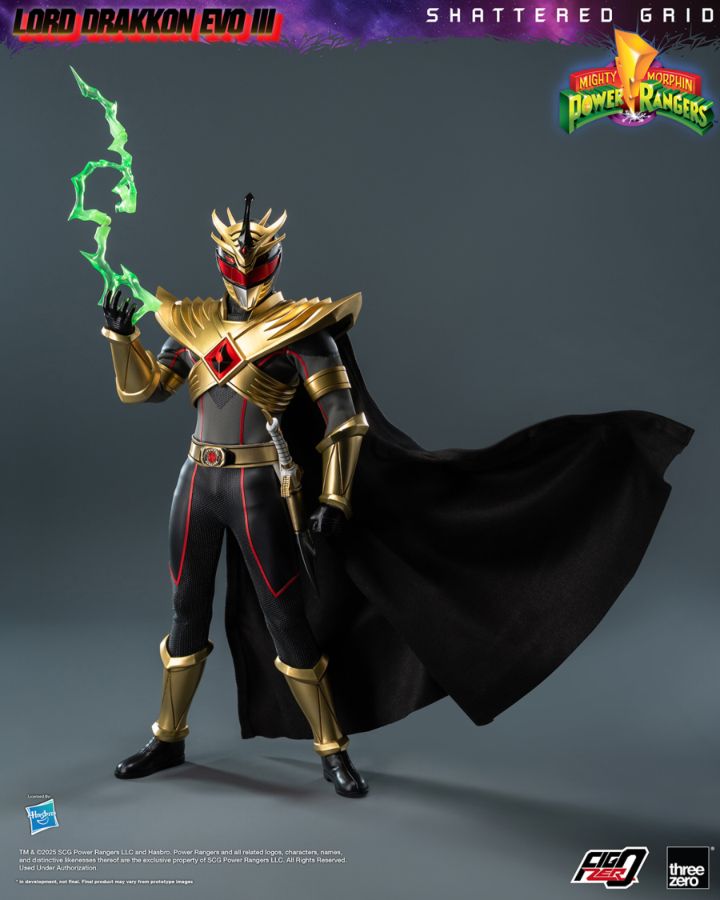 Mighty Morphin Power Rangers: Shattered Grid - Lord Drakkon Evo III 1:6 FigZero Figure
