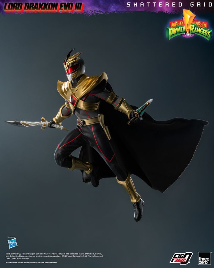 Mighty Morphin Power Rangers: Shattered Grid - Lord Drakkon Evo III 1:6 FigZero Figure