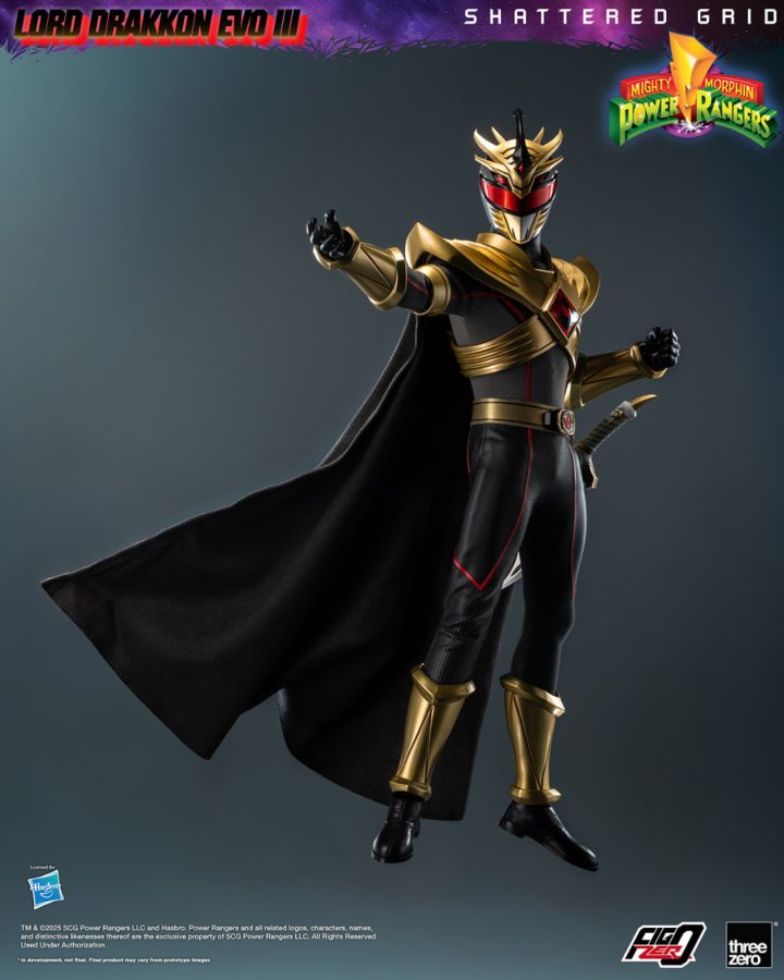 Mighty Morphin Power Rangers: Shattered Grid - Lord Drakkon Evo III 1:6 FigZero Figure