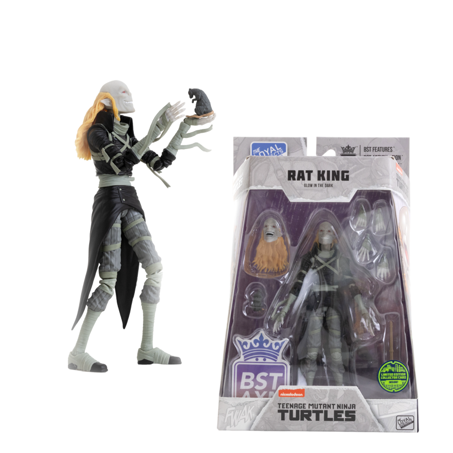 Teenage Mutant Ninja Turtles (comics) - Rat King (Glow) 5" BST AXN Action Figure (Wave 2)