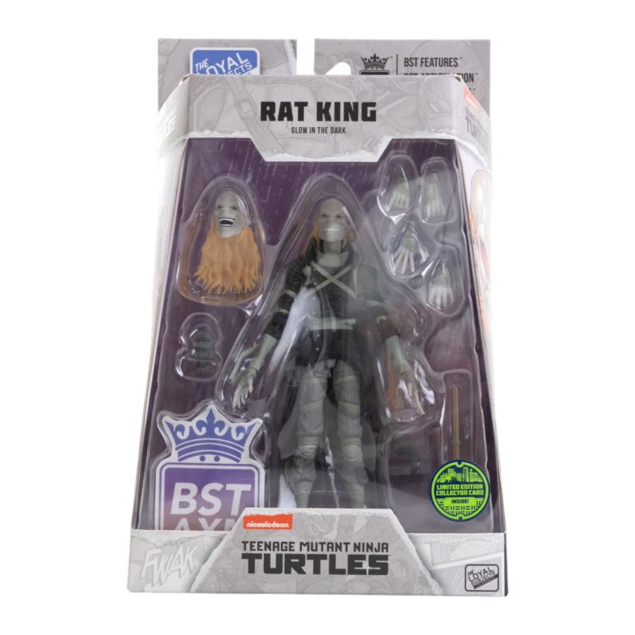 Teenage Mutant Ninja Turtles (comics) - Rat King (Glow) 5" BST AXN Action Figure (Wave 2)