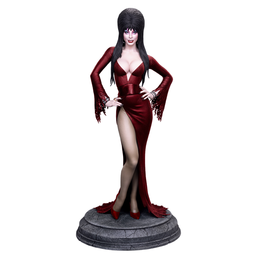 Elvira: Mistress of the Dark - Elvira (Red Glitter Dress) 1:4 Maquette