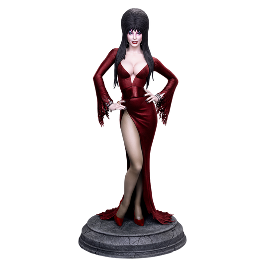 Elvira: Mistress of the Dark - Elvira (Red Glitter Dress) 1:4 Maquette