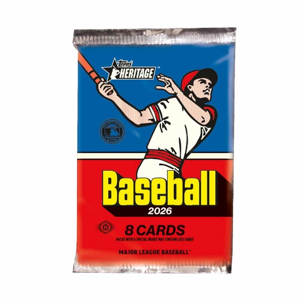 Topps 2026 Heritage Baseball Hobby Booster Pack