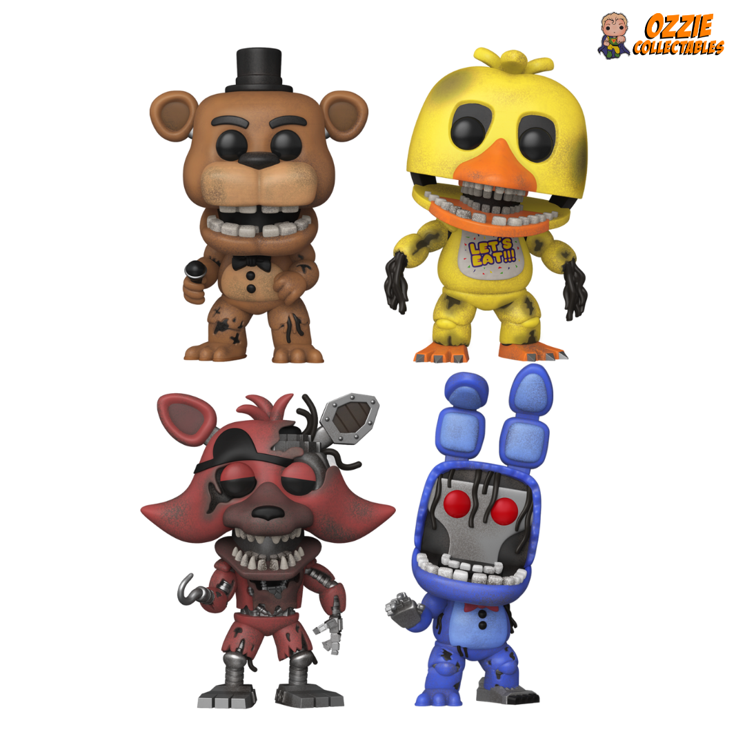 Five Nights at Freddy's Withered Bundle - 4 POP! Vinyls