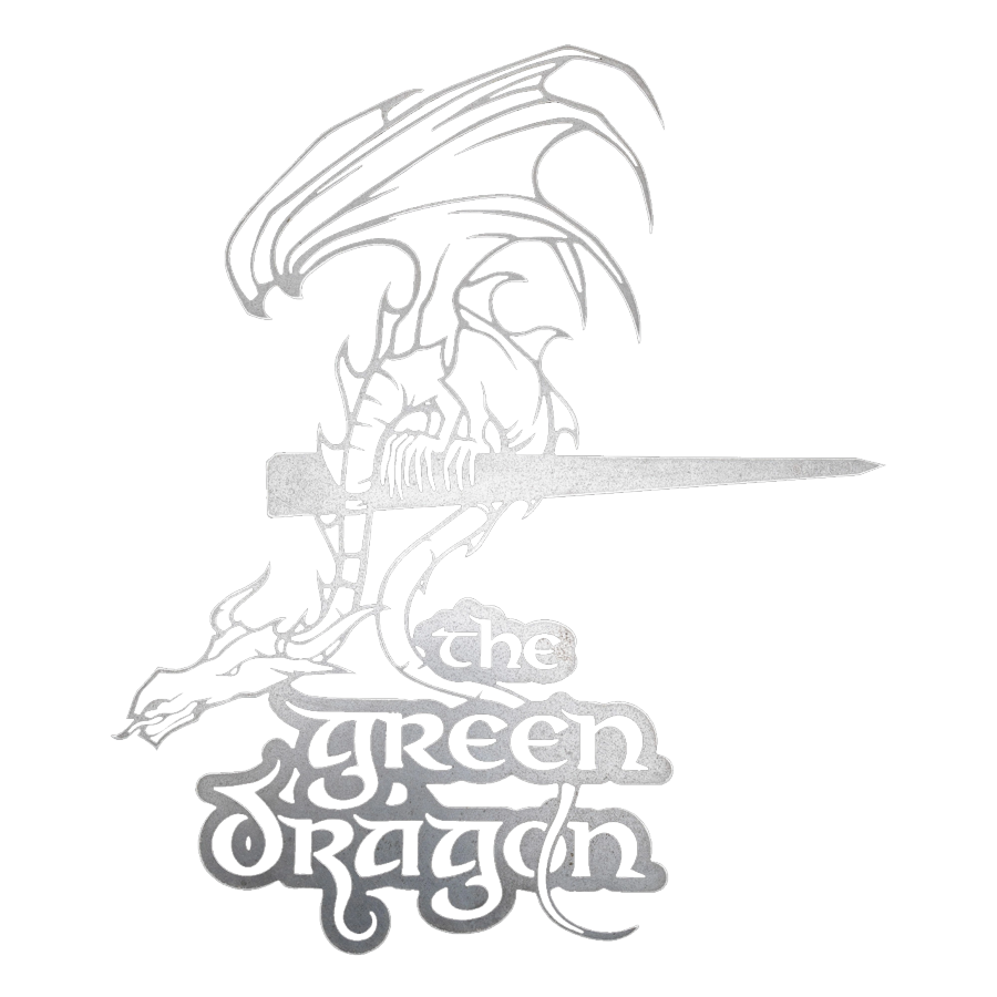 Lord of the Rings - The Green Dragon Metalbird Corten Steel Silhouette