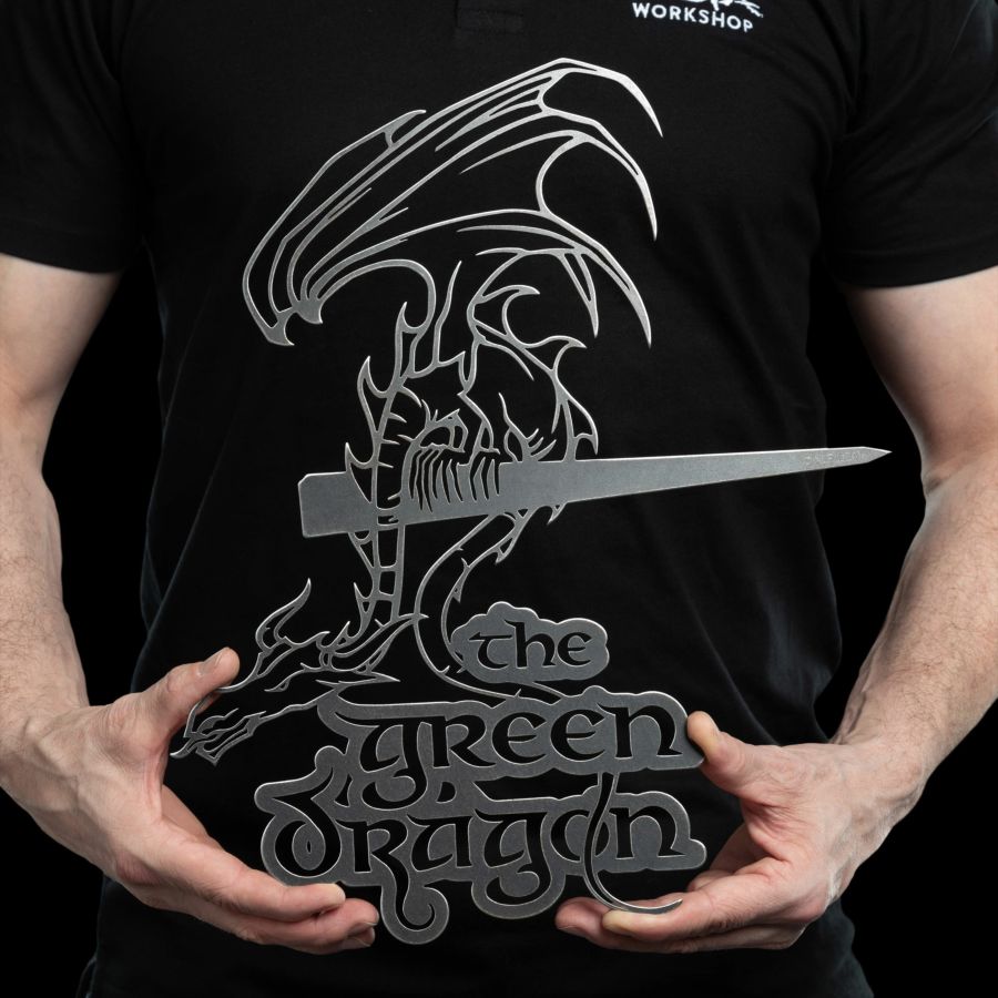 Lord of the Rings - The Green Dragon Metalbird Corten Steel Silhouette