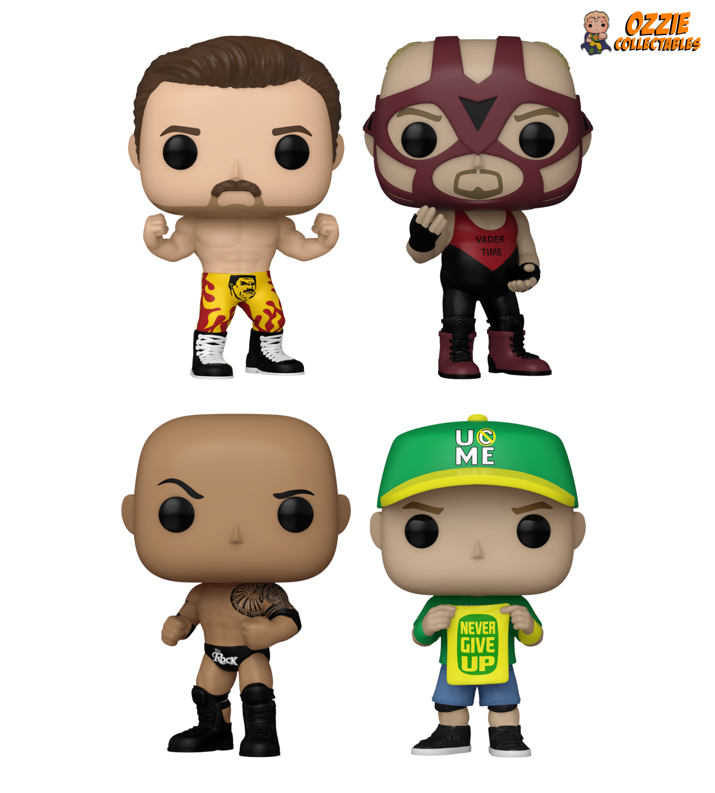 WWE 60th Anniversary 2023 Bundle - 4 POP! Vinyls