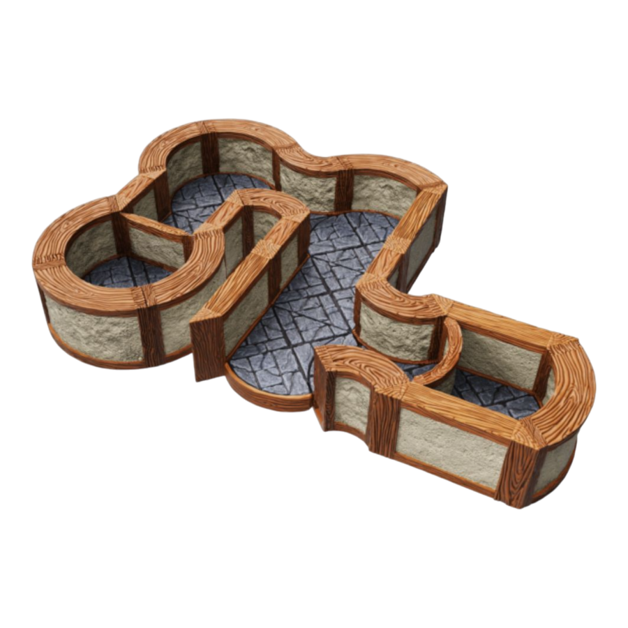 WarLock Tiles - Town & Village Angles & Curves