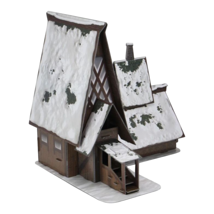 Dungeons & Dragons - Icons of the Realms The Lodge Papercraft Set