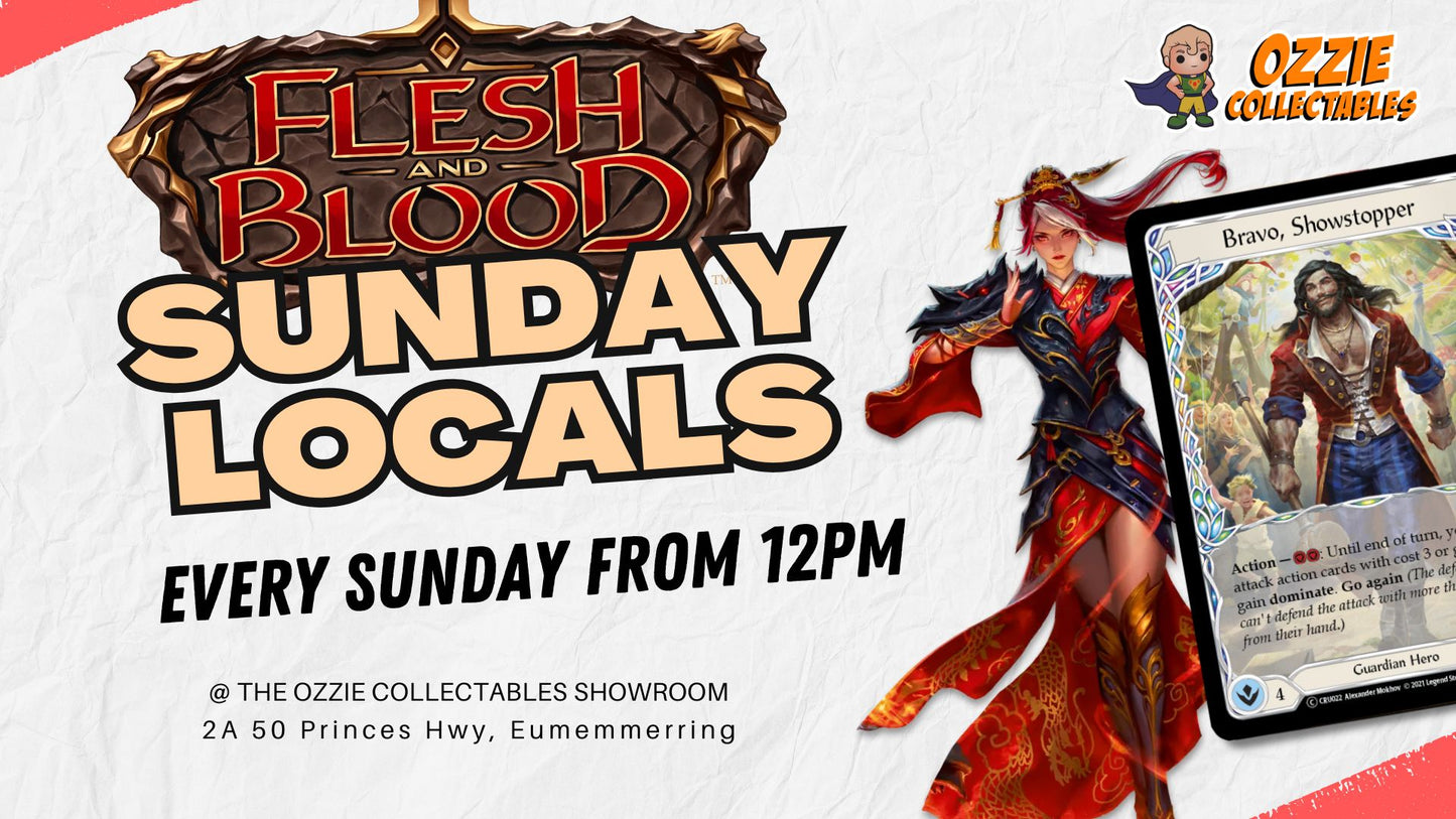Flesh & Blood Amory Locals Sunday 12pm