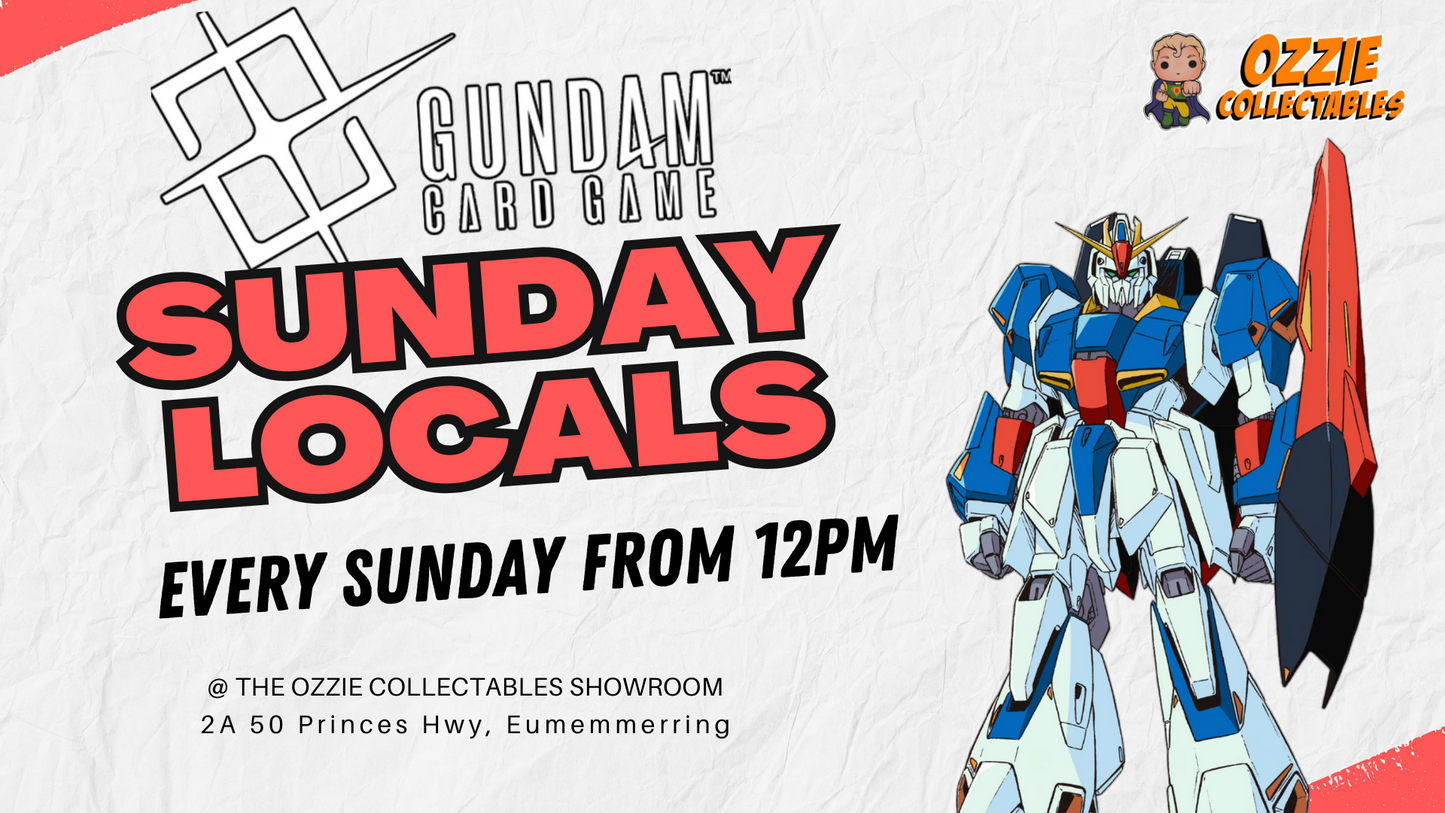 Gundam Locals Sunday 12pm