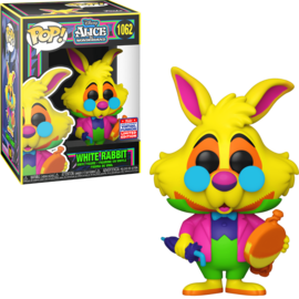 Alice in Wonderland -  White Rabbit Blacklight 2021 Summer Convention Pop Vinyl #1062
