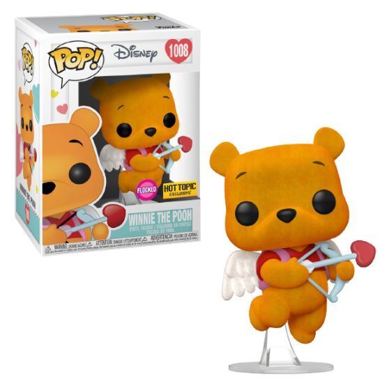 Winnie the Pooh - Pooh Valentines Flocked US Exclusive Pop! Vinyl #1008