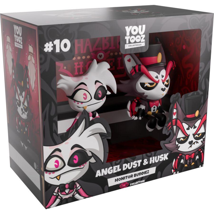 Hazbin Hotel - Angel Dust & Husk Monitor Buddiez 2.5" Vinyl Figure 2-Pack
