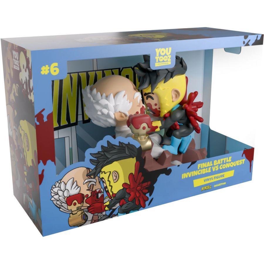 Invincible (2021) - Final Battle Invincible vs. Conquest 4.5" Vinyl Figure Diorama