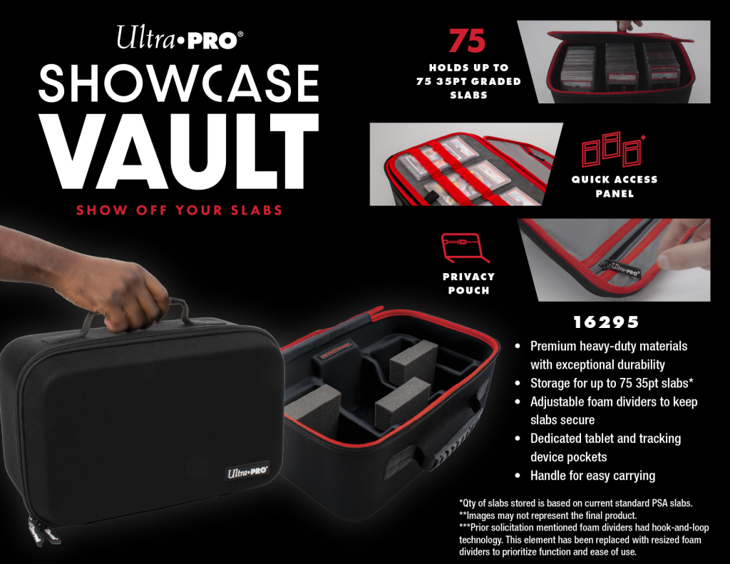 ULTRA PRO Black Showcase Vault