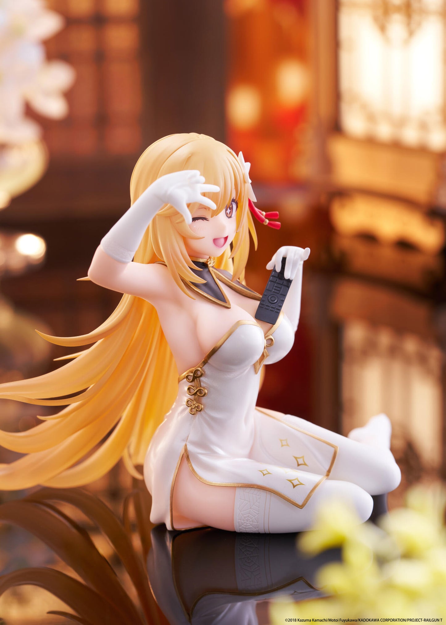 A Certain Scientific Railgun Desktop Cute Figure Misaki Shokuho (Chinese Dress Version)