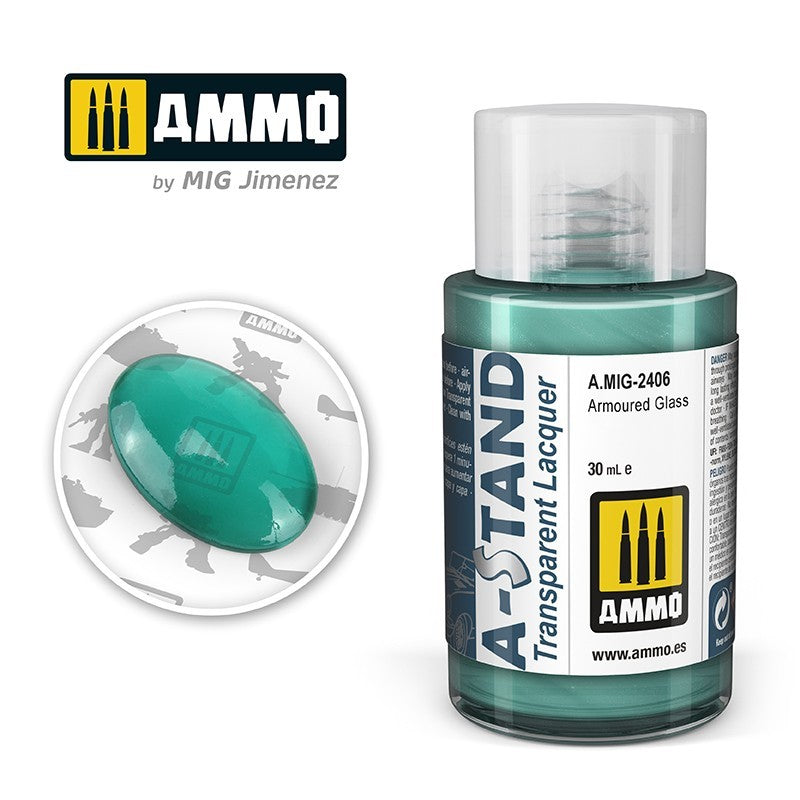 Ammo by MIG - A-Stand - Transparent Green 30ml