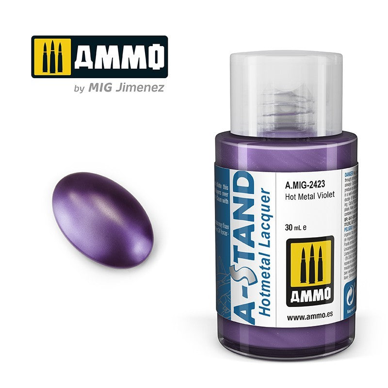 Ammo by MIG - A-Stand - Hot Metal Violet 30ml