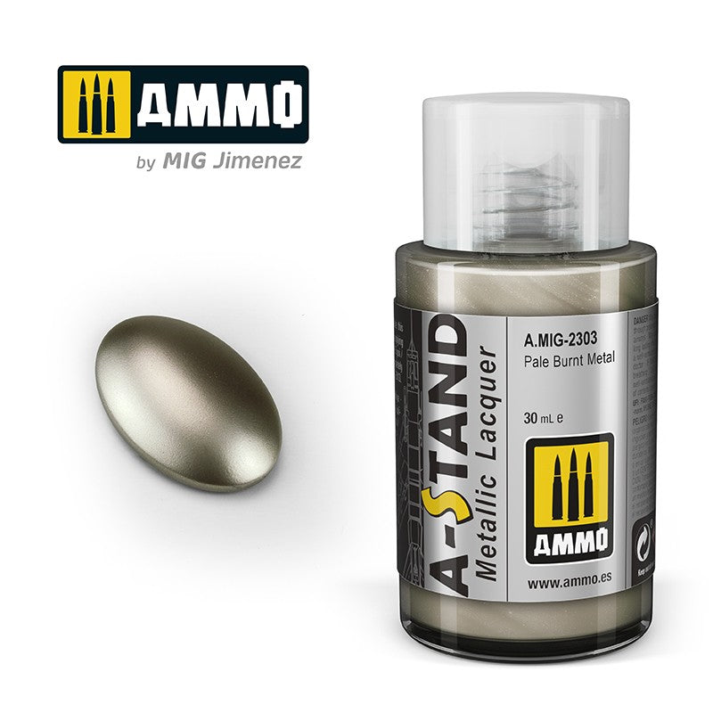 Ammo by MIG - A-Stand - Pale Burnt Metal 30ml