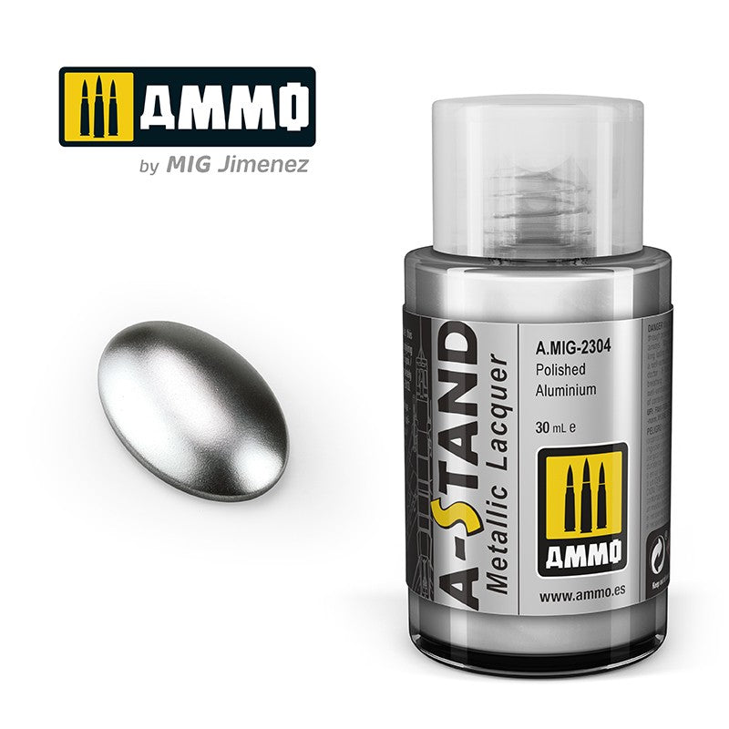 Ammo by MIG - A-Stand - Polished Alumimium 30ml
