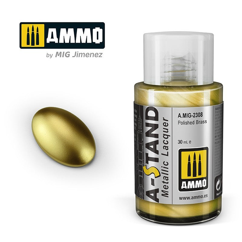 Ammo by MIG - A-Stand - Polished Brass 30ml