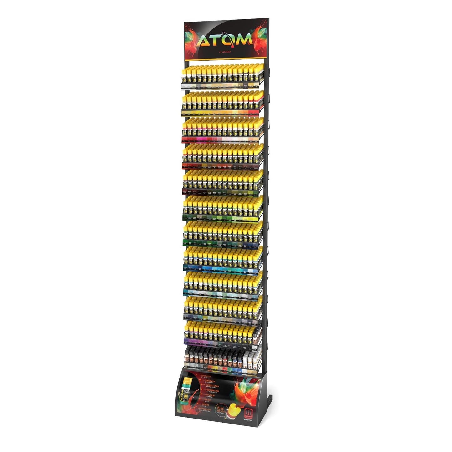 Ammo by MIG - ATOM Full Stand Display (Stand with Stock)